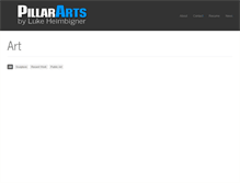 Tablet Screenshot of pillararts.com